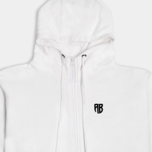 ΑNTETOKOUNBROS Full Zip Hoodie Native Off White Detail thumb