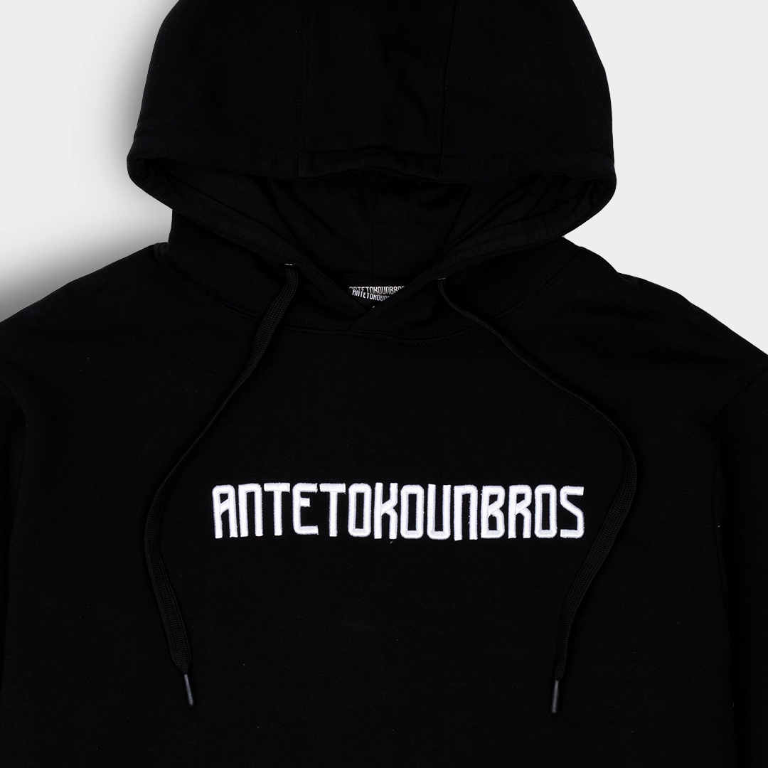 Antetkounbros Unisex Baseline Hoodie Black I Antetokounbros IDetail