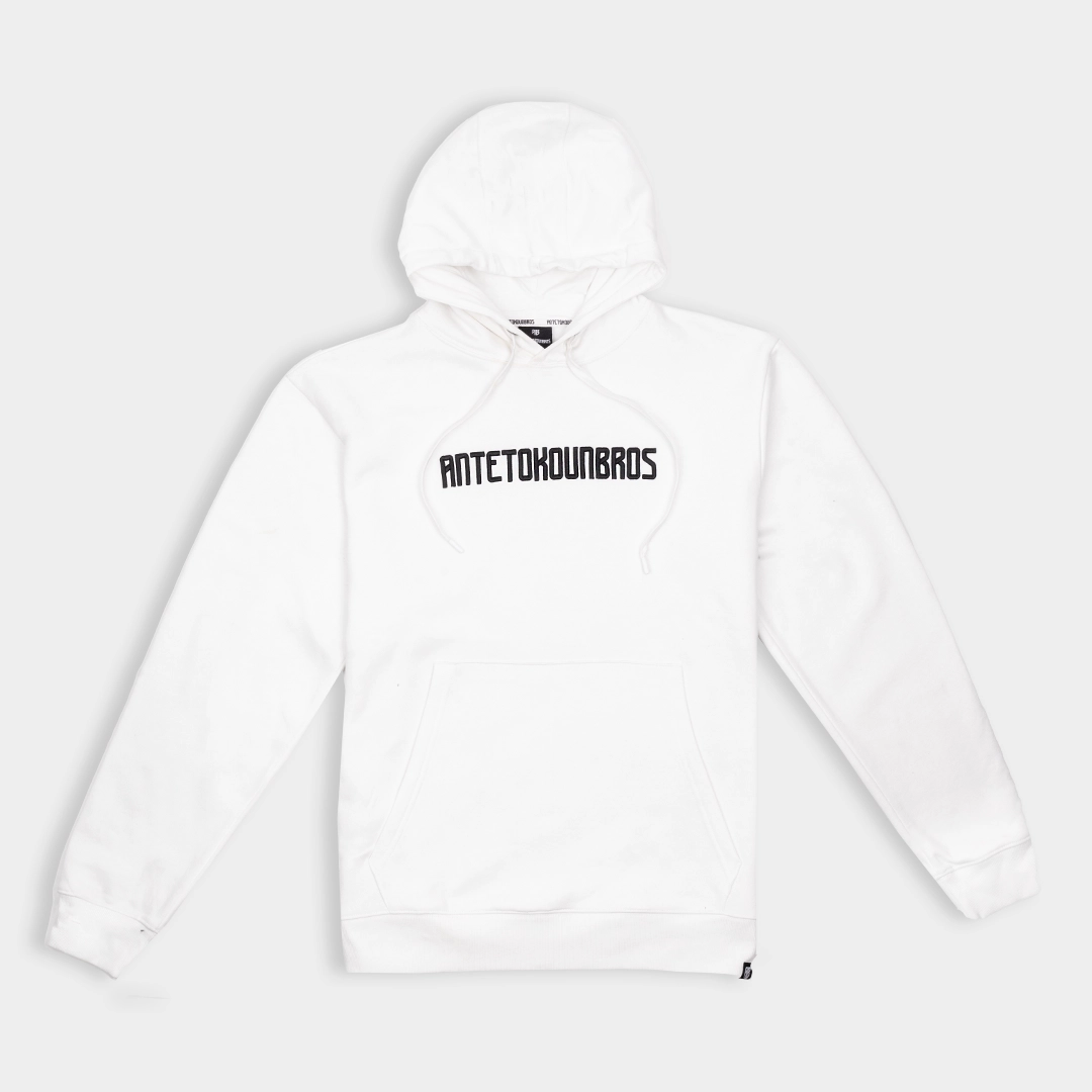 Antetokounros Unisex Baseline Hoodie White I Front