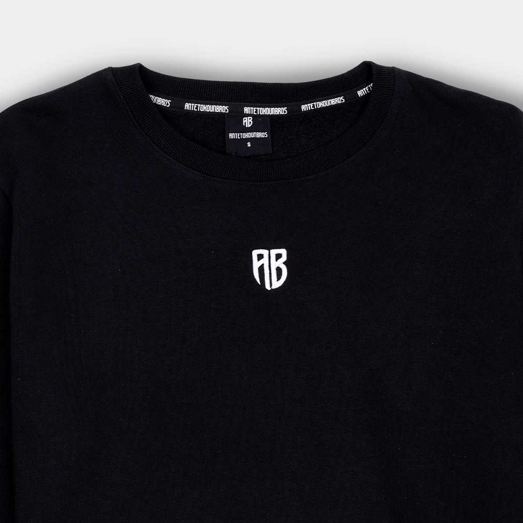 Antetokounbros Sweatshirt  Native Chest Logo Black Detail