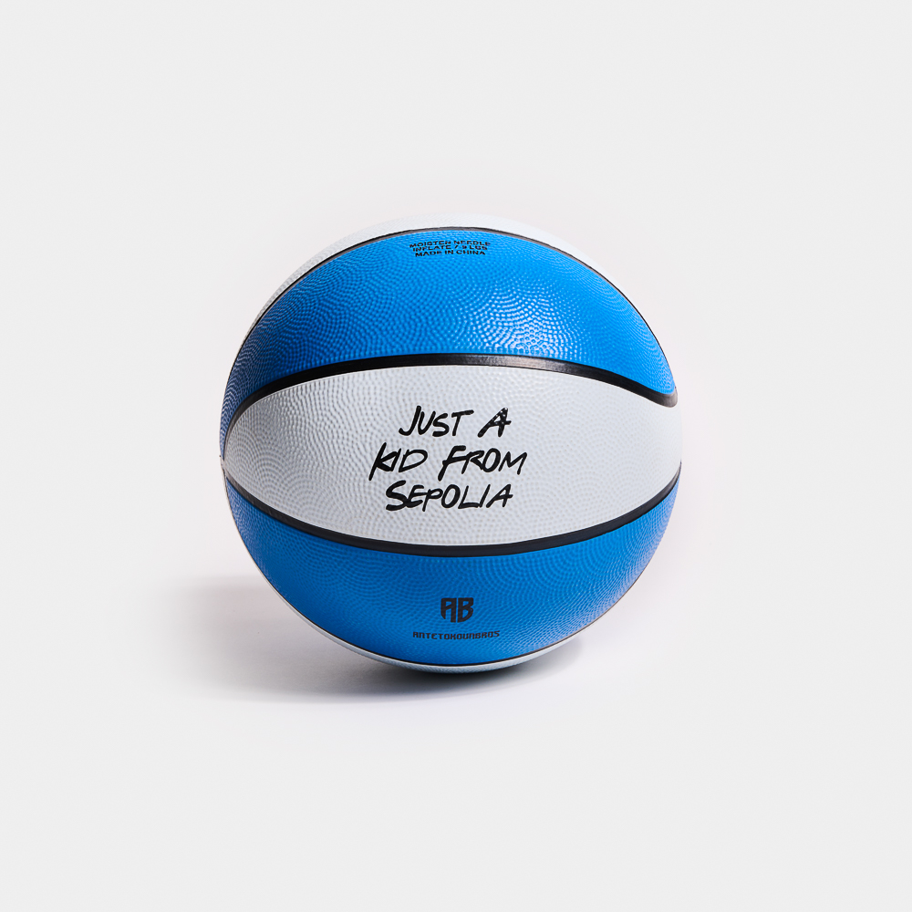 Antetokounbros Basketball Greek Freak Blue/White 3 Back