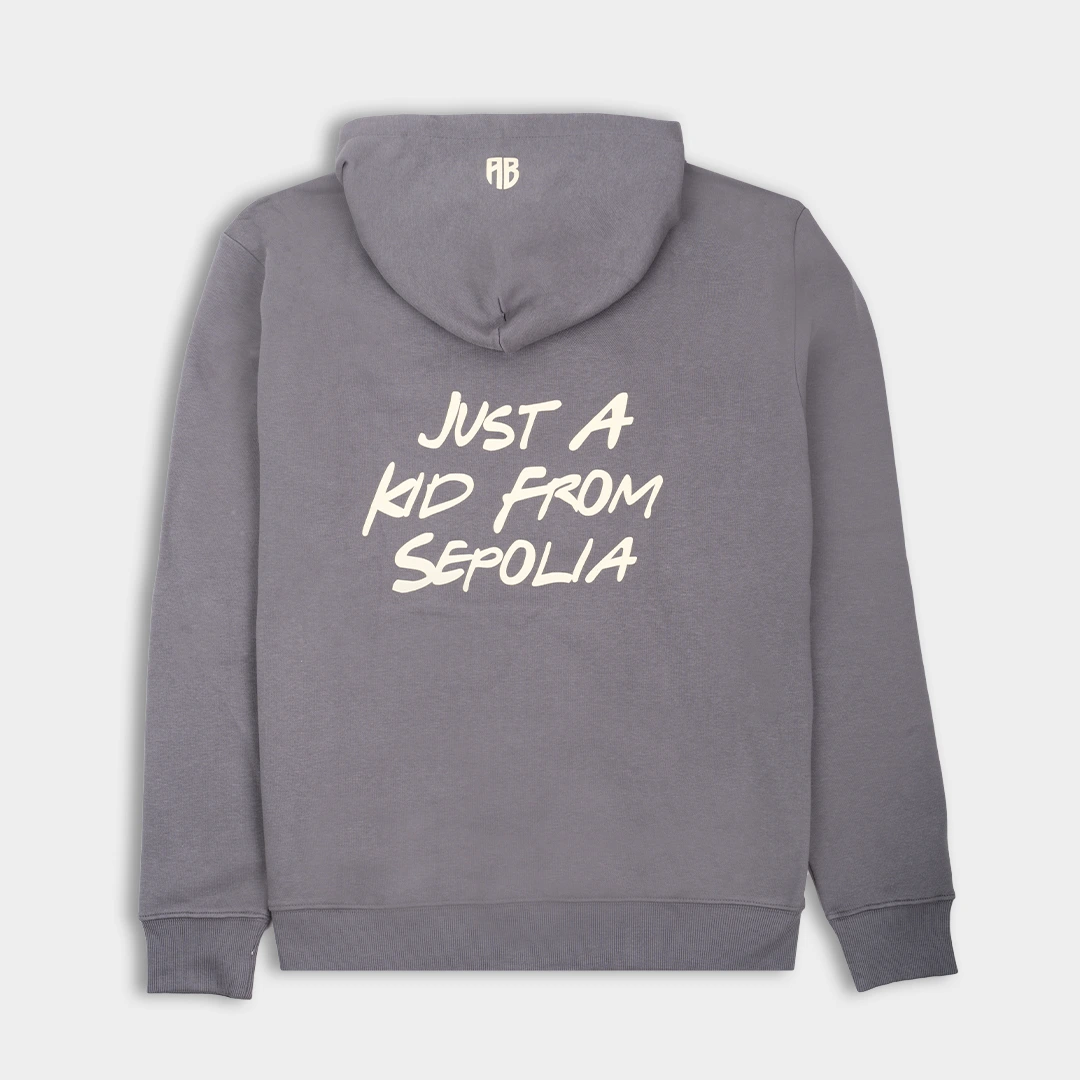 Unisex Hoodie Just A kid From Sepolia | ANTETOKOUNBROS Black