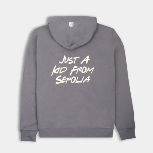 Unisex Hoodie Just A kid From Sepolia | ANTETOKOUNBROS Black