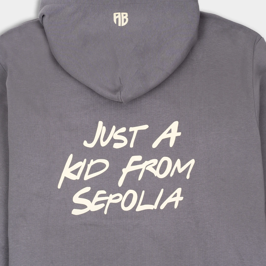 Unisex Hoodie Just A kid From Sepolia | ANTETOKOUNBROS Detail