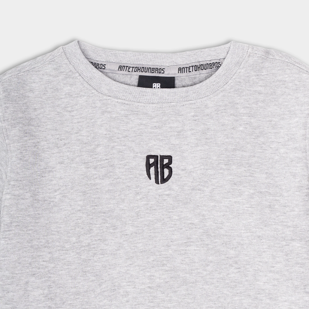 Kids Sweatshirt | ANTETOKOUNBROS | Gray Detail