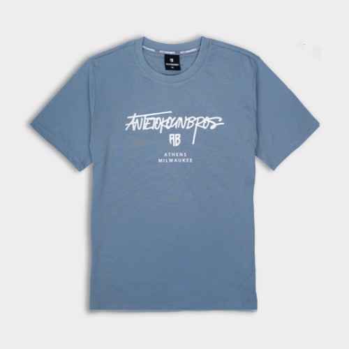 ANTETOKOUNBROS Unisex T-Shirt Athens Milwaukee Blue Front 1 thumb