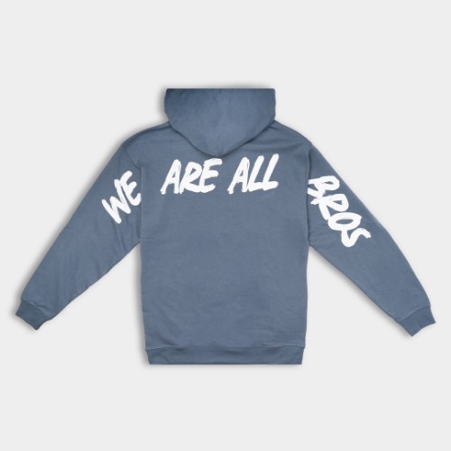 Picture of Kids' Oversized Hoodie We are all Bros Infinity Blue 