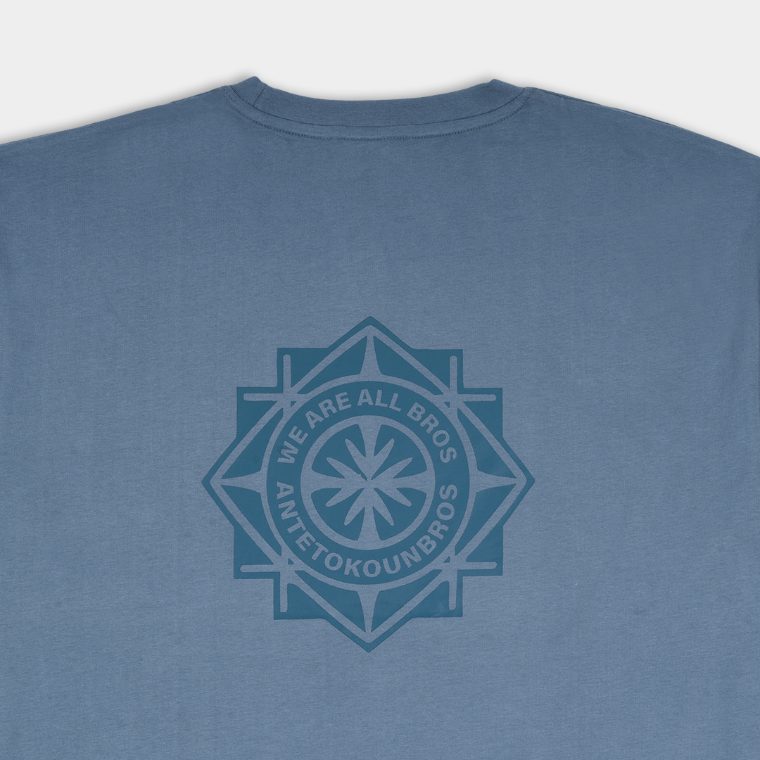 Εικόνα της AB Oversized T-shirt Tribe Graphic Μπλέ