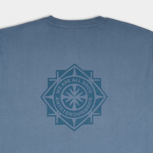 Εικόνα της AB Oversized T-shirt Tribe Graphic Μπλέ thumb