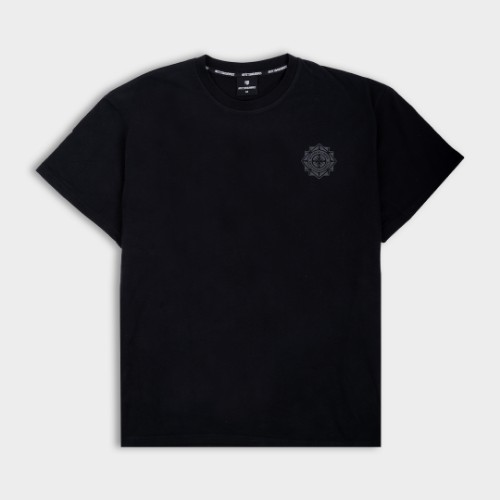 Εικόνα της AB T-shirt Ovesized Tribe Graphic Μαύρο thumb