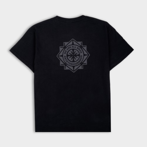 Εικόνα της AB T-shirt Ovesized Tribe Graphic Μαύρο thumb