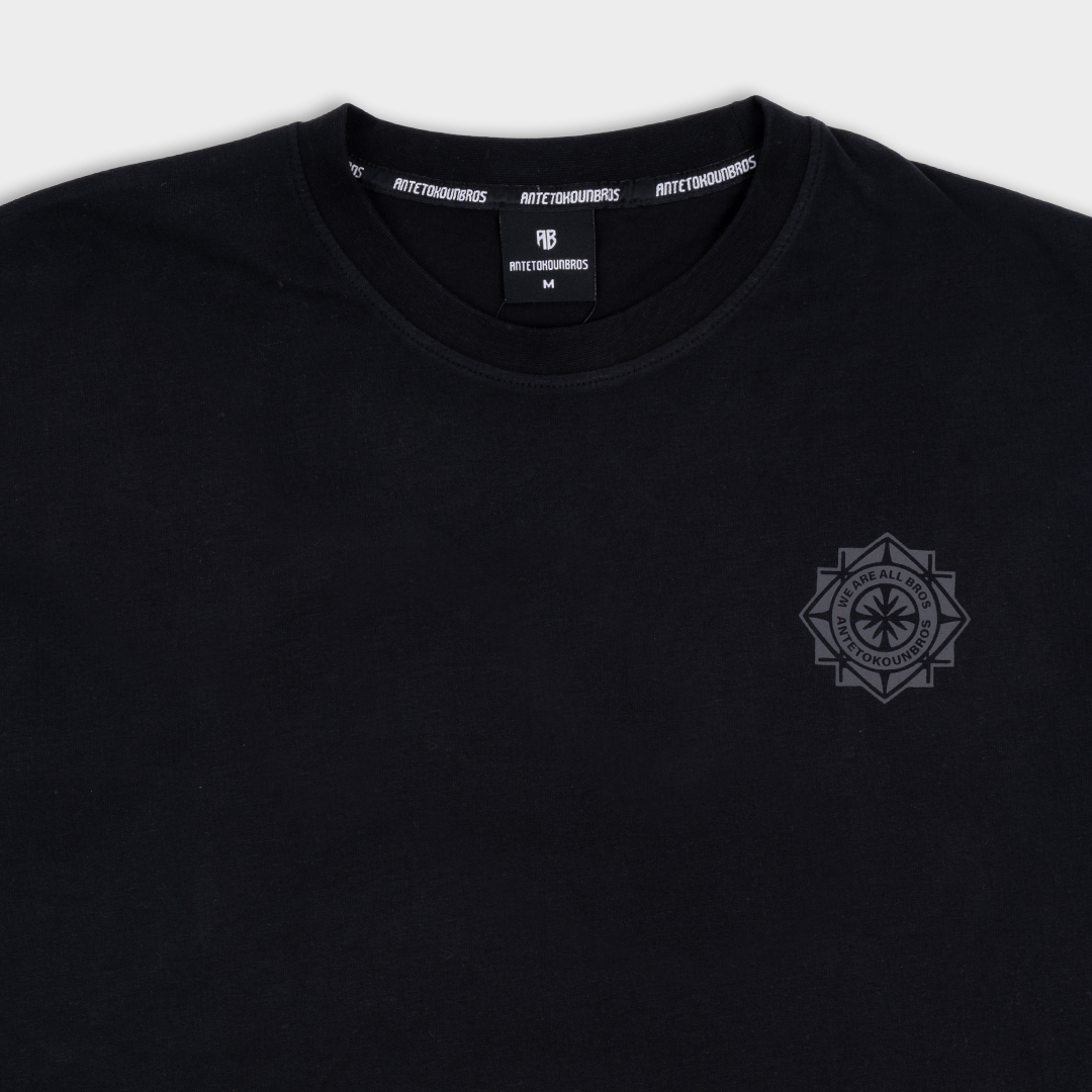 Εικόνα της AB T-shirt Ovesized Tribe Graphic Μαύρο