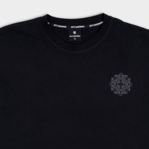 Εικόνα της AB T-shirt Ovesized Tribe Graphic Μαύρο thumb