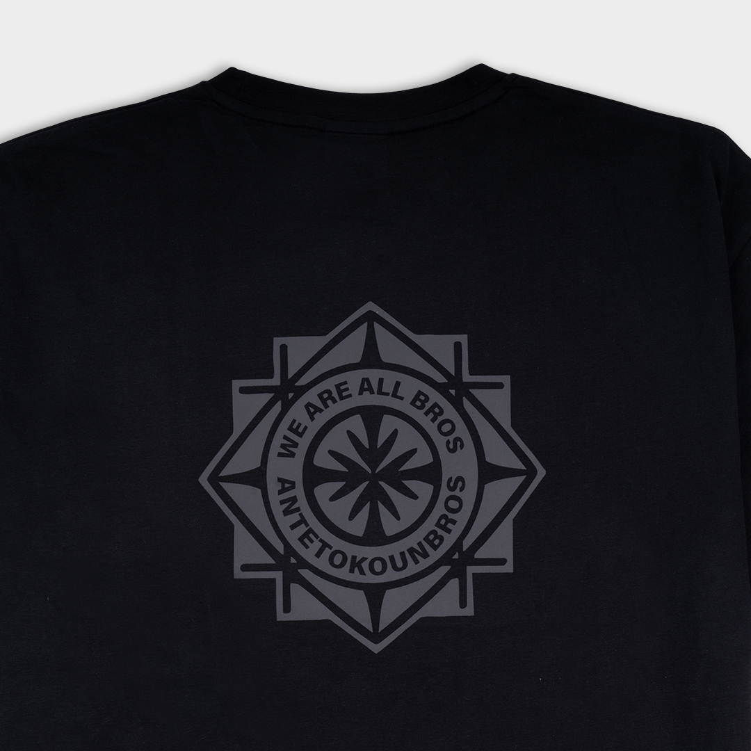 Εικόνα της AB T-shirt Ovesized Tribe Graphic Μαύρο