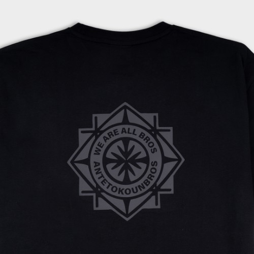 Εικόνα της AB T-shirt Ovesized Tribe Graphic Μαύρο thumb