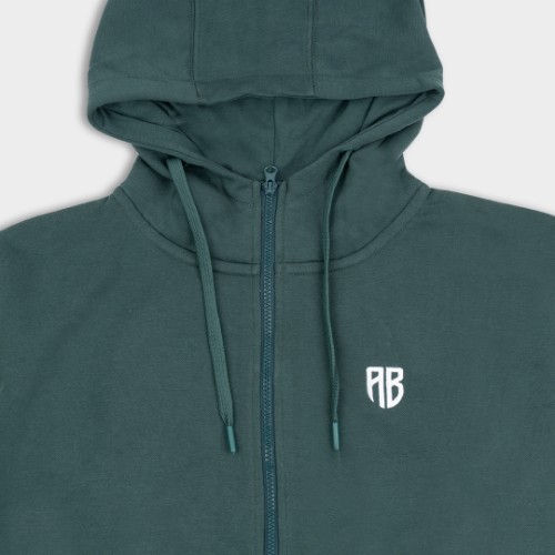 Εικόνα της ΑΒ Full Zip Ζακέτα Native Πράσινη thumb