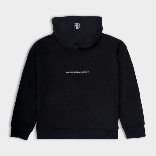 Picture of Kids'  Oversized Zip Hoodie Family Co. Black  thumb