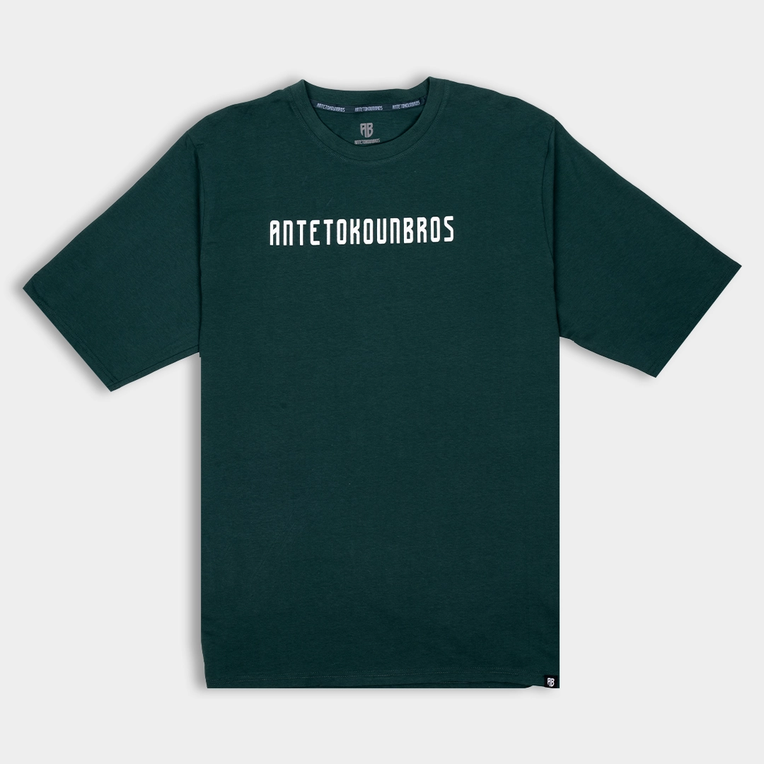 AB T-shirt Baseline Sign. Green Front