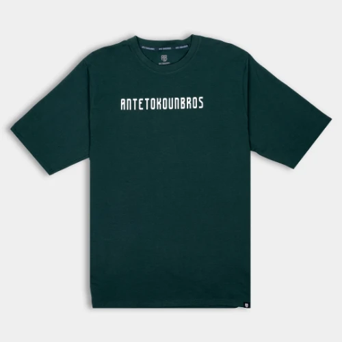 AB T-shirt Baseline Sign. Green Front