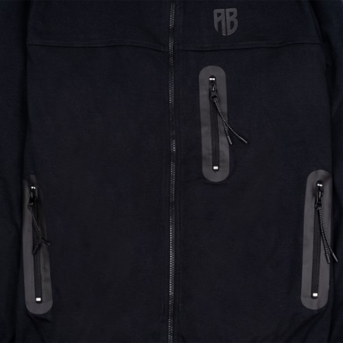 Picture of Unisex TechFit Full-Zip Hoodie Black thumb