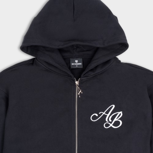 Picture of AB Signature Zip Hoodie Black  thumb