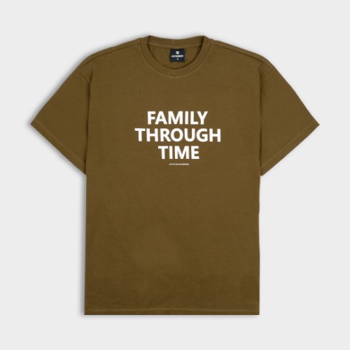 Εικόνα της Family Through Time T-Shirt Λαδί thumb