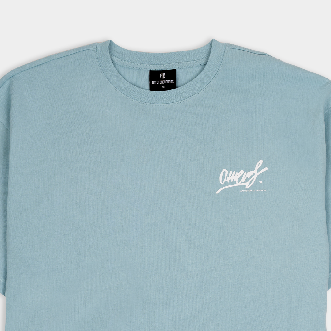 Picture of Athens Hoop T-shirt Infinity Blue