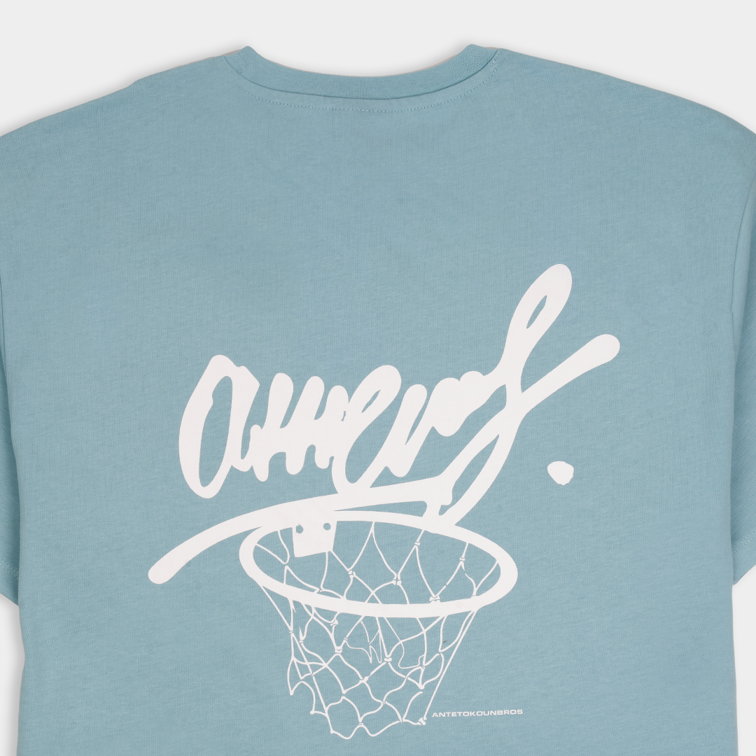 Picture of Athens Hoop T-shirt Infinity Blue