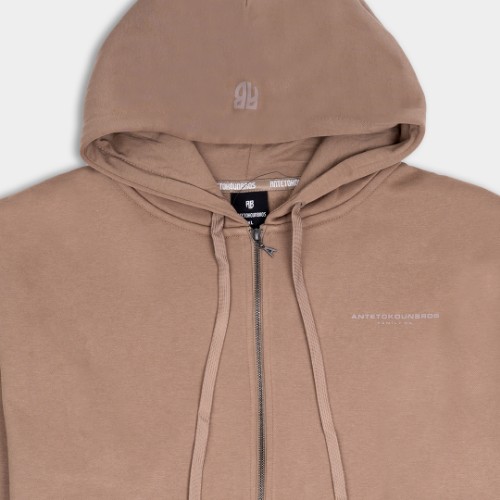 Picture of ΑΒ Oversized Zip Hoodie Family Co.  Rock Cafe thumb