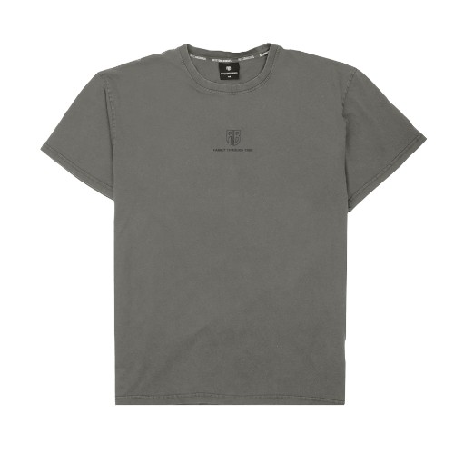 Oversized T-Shirt Leave Your Mark Charcoal Front	 thumb