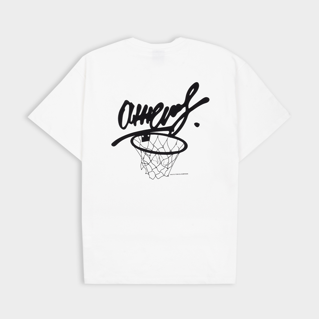 Picture of Athens Hoop T-shirt  White 