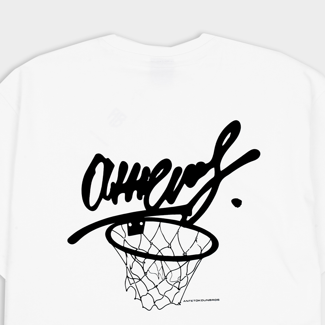 Picture of Athens Hoop T-shirt  White 
