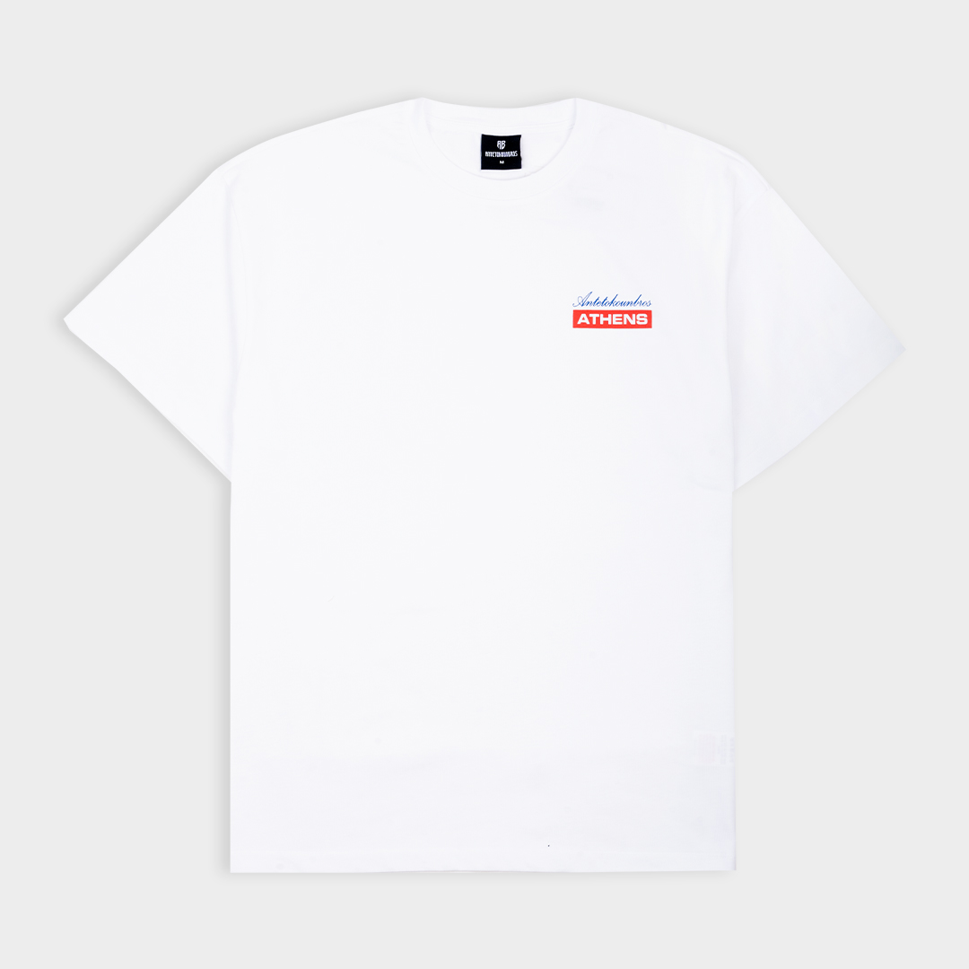 Εικόνα της Antetokounbros Athens T-Shirt Off White