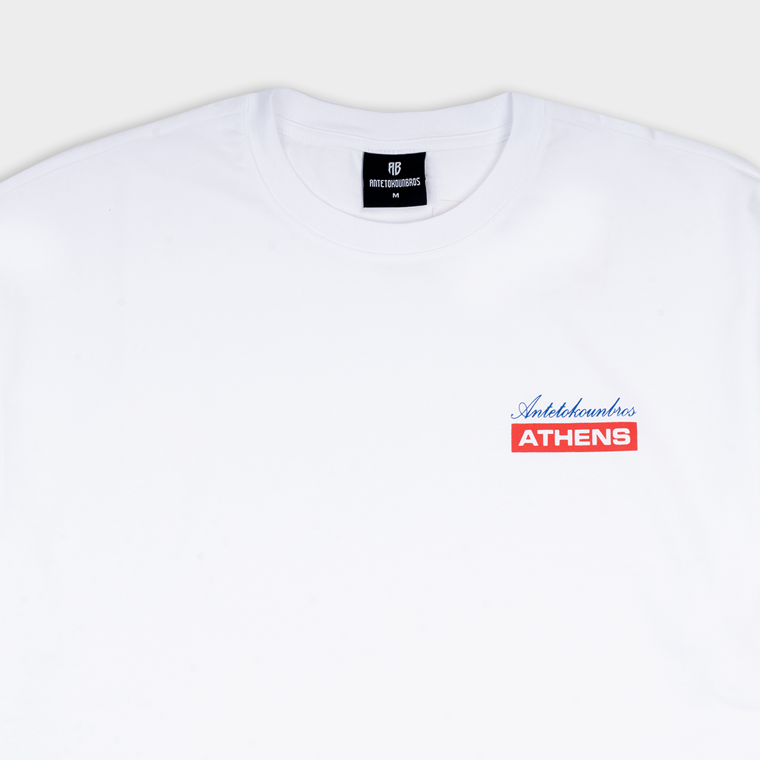Εικόνα της Antetokounbros Athens T-Shirt Off White