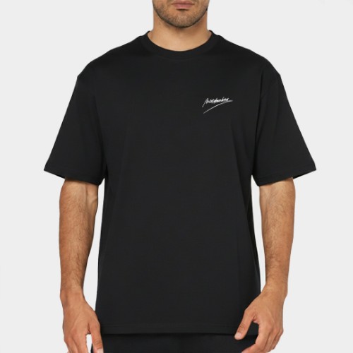 ANTETOKOUNBROS Statement Tee Black Model Front