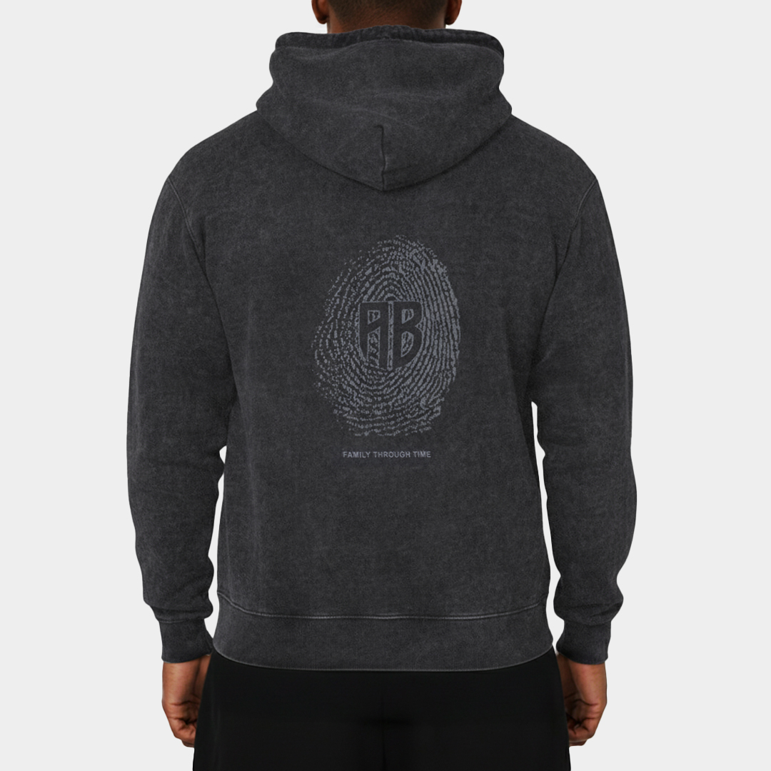 AB Hoodie Leave Your Mark Black Model Back