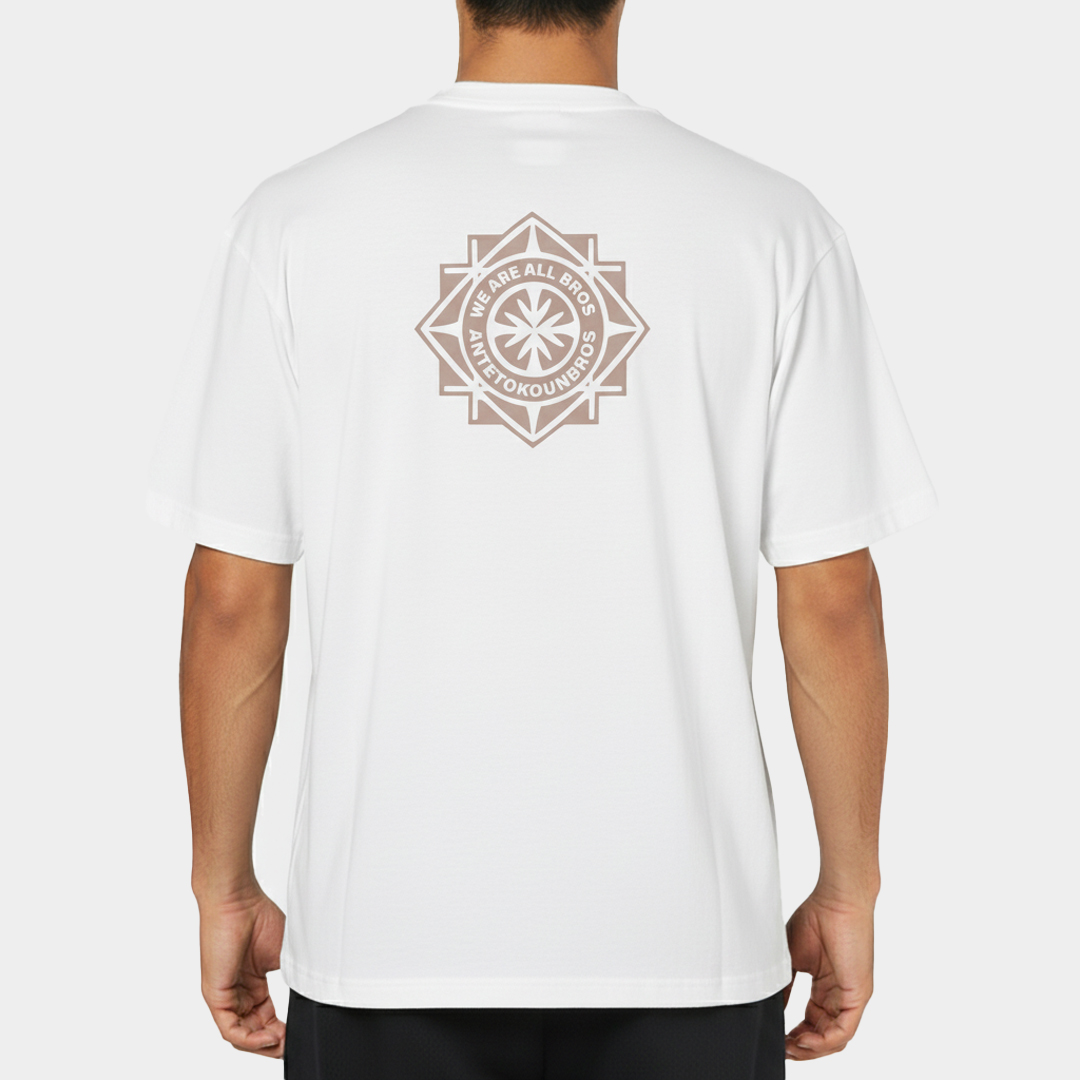 Εικόνα της AB Oversized T-shirt Tribe Graphic Off White