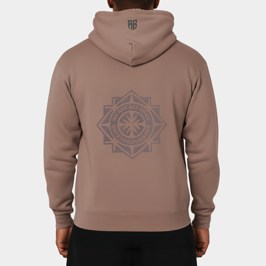 Oversized Hoodie Tribe Graphic I ANTETOKOUNBROS I Rock Cafe Model Back