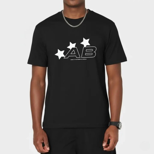 AB Stars Logo T-shirt Black Model