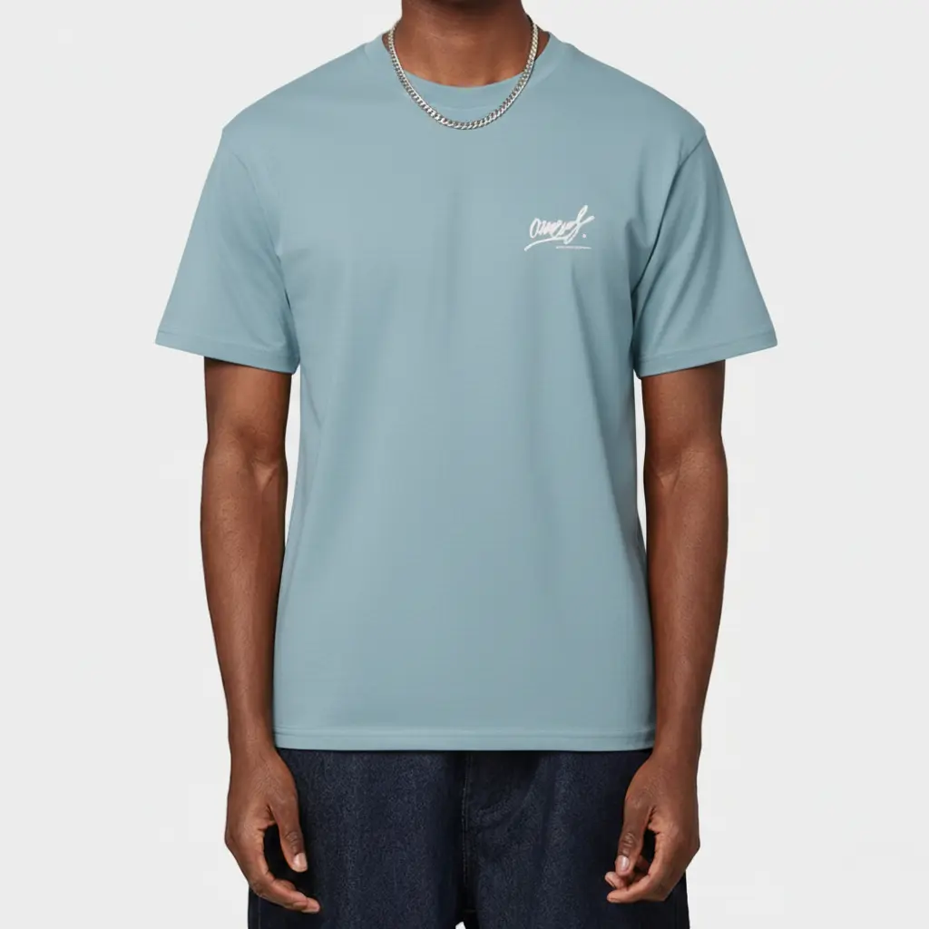 Athens Hoop T-shirt Infinity Blue Model