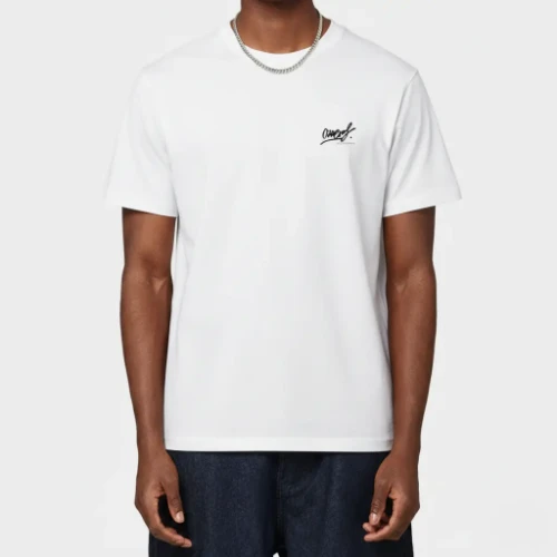 Athens Hoop T-shirt  White  Model