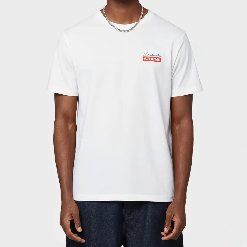 Antetokounbros Athens T-Shirt Off White Model