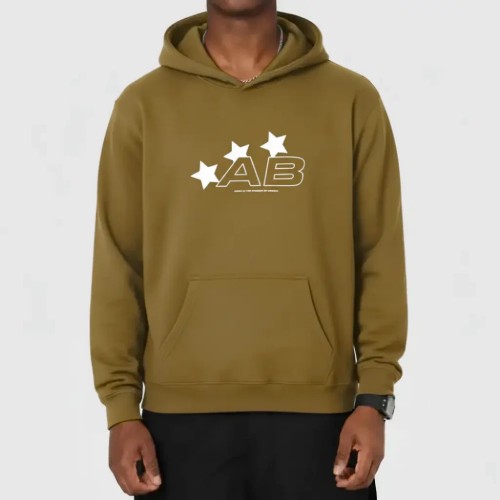AB Street Stars Hoodie Green Model
