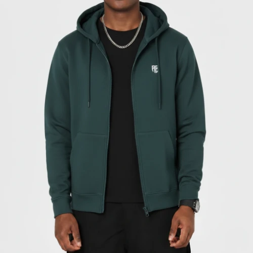 Picture of ΑΒ Full Zip Hoodie Native Green