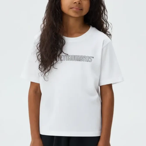 Antetokounbros Kids Logomania T-Shirt White Model