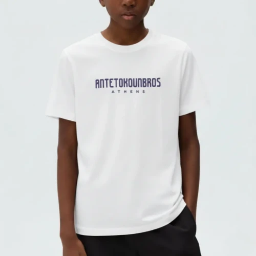 Picture of Kids' T-shirt Location Athens Off White