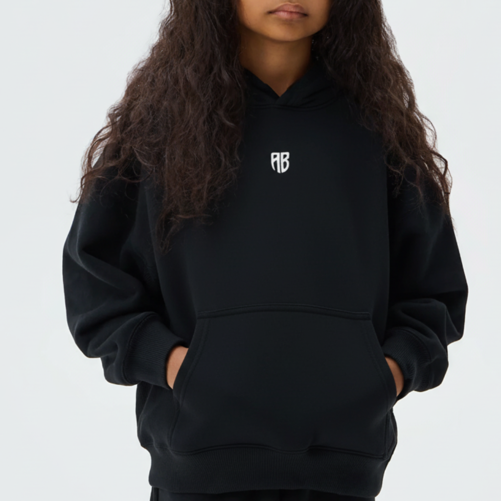 Picture of AB Kids' Hoodie Native Chest Logo Black
