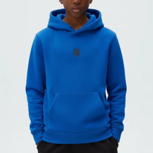 Picture of Kids'  Οversized Hoodie We are all Bros  Royal Blue