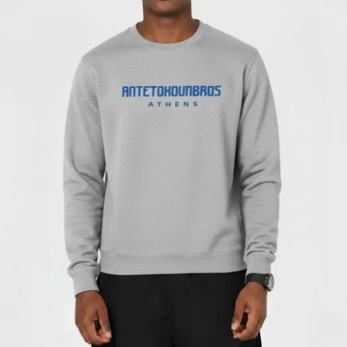 Εικόνα της Antetokounbros Φούτερ με Λαιμόκοψη Αthens Γκρι