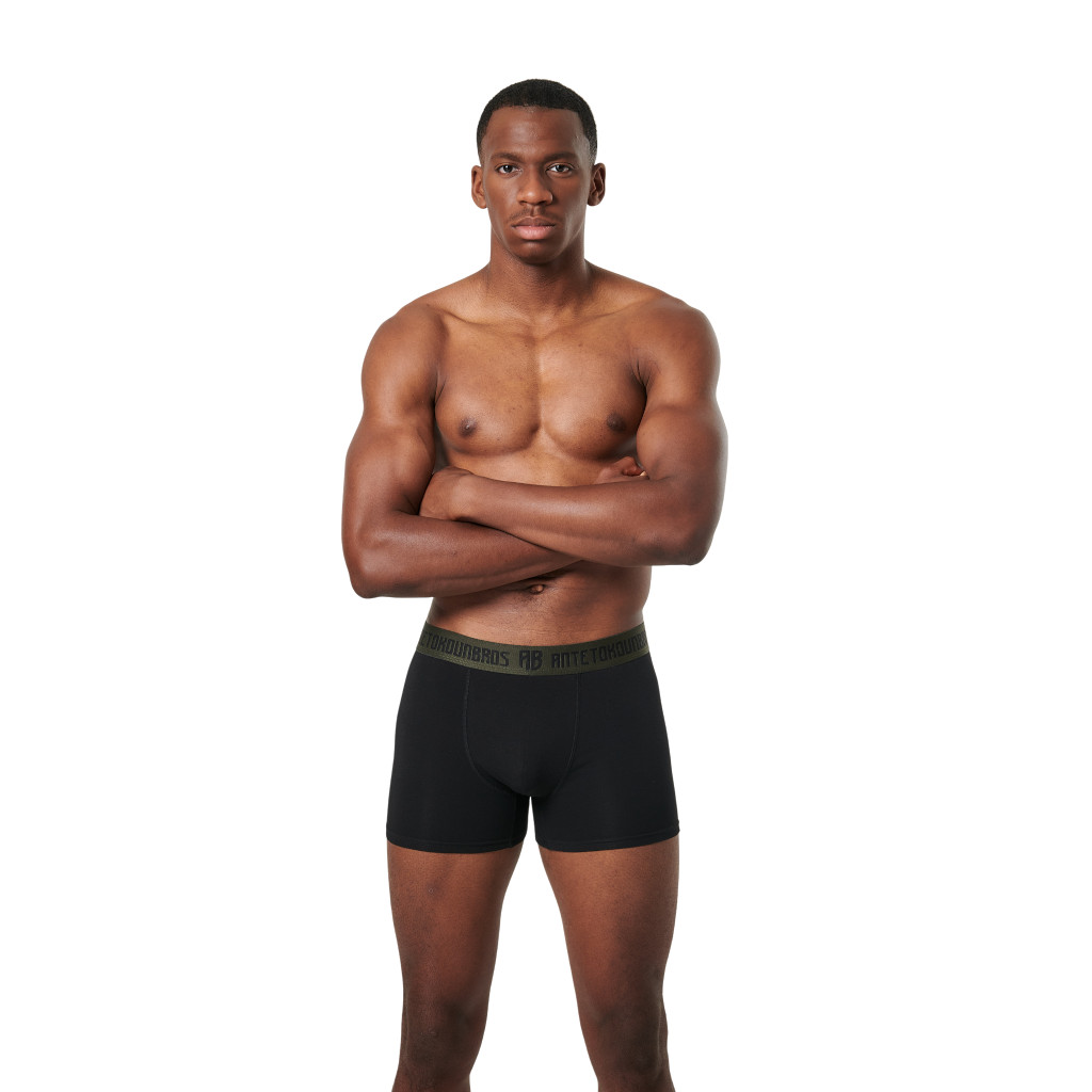 Εικόνα της Ανδρικά Εσώρουχα Boxer 2-Pack Μαύρο/Πράσινο